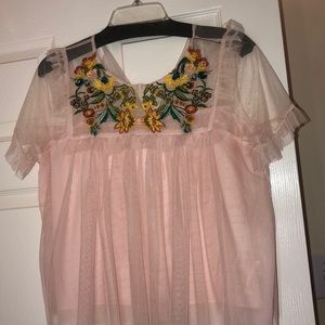 Lulumari Pink Flower Top